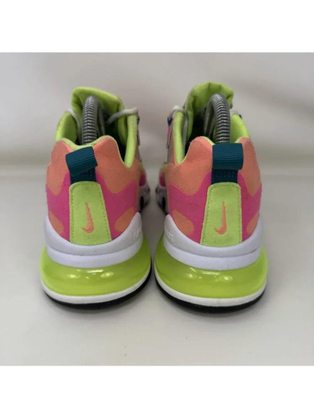 Nike Air Max 270 React Running Shoes Multicolor Women’s Size 7.5